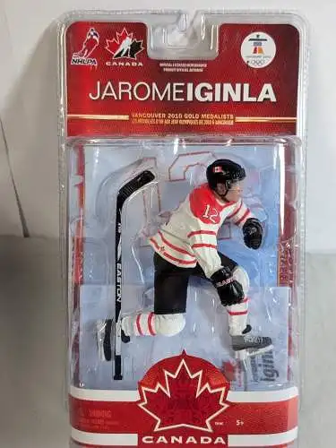 NHLPA   Jarome Iginla Vancouver  Canada Eishockey 2010  Figur ovp McFarlane K8 B