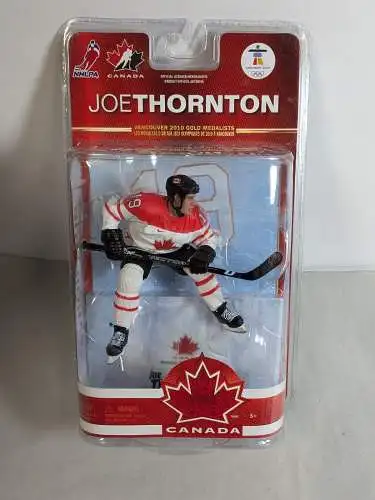 NHLPA  Joe Thornton Vancouver  Canada Eishockey 2010  Figur ovp McFarlane K8