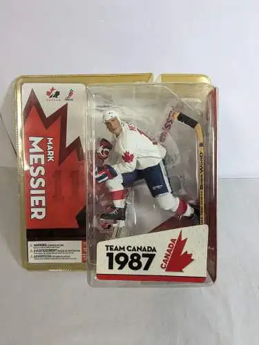 NHLPA Mark Messier Team  Canada Eishockey 2004 Figur ovp McFarlane K8