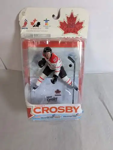 NHLPA  Sidney Crosby   Canada Eishockey Vancouver  2010 Figur ovp McFarlane K9