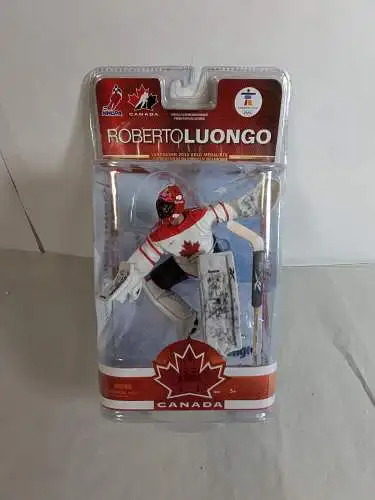 NHLPA Roberto Luongo  Canada Eishockey Vancouver  2010 Figur ovp McFarlane K9