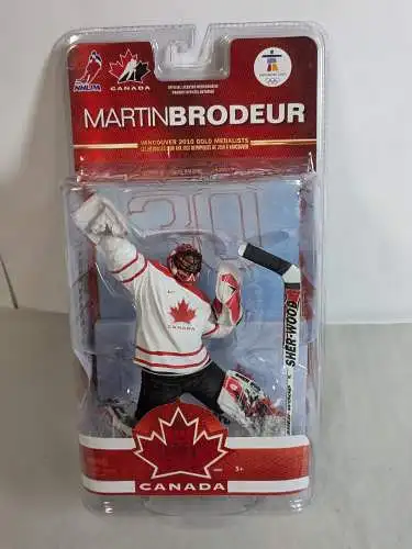 NHLPA Martin Brodeur Canada Eishockey Vancouver  2010 Figur ovp McFarlane K9