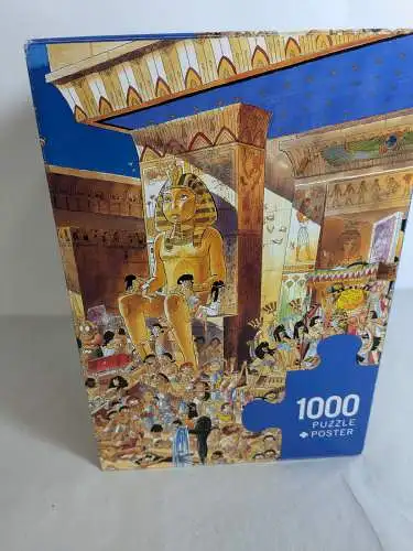 Heye Puzzle  Hugo Prades Egypt 100% komplett 1000 Teile  F6