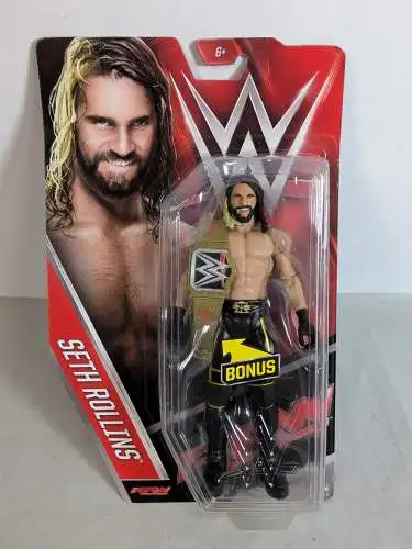 WWE Seth Rollins + Bonus RAW Actionfigur Mattel DJR36   K14