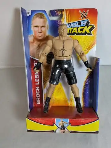 WWE Brock Lesnar Double Attack  Actionfigur Mattel CDJ69  K23