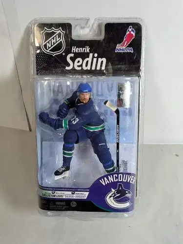 NHL Henrik Sedin   Eishockey Serie 25 Figur ovp McFarlane K11