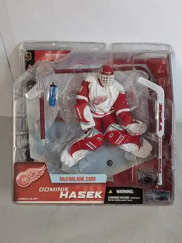 NHL Dominik Hasek   Eishockey  Serie 7  weiße Version  Figur ovp McFarlane K14