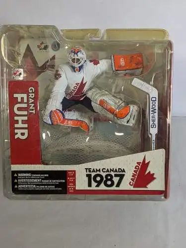 NHLPA  Grant Fuhr  Canada Eishockey 1987  Figur ovp McFarlane K13