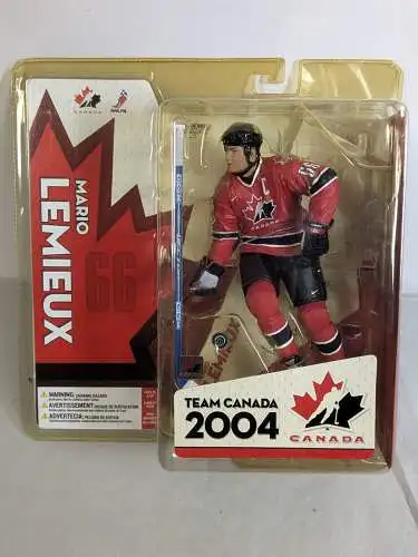 NHLPA  Mario Lemieux Canada Eishockey 2004  Figur ovp McFarlane K13