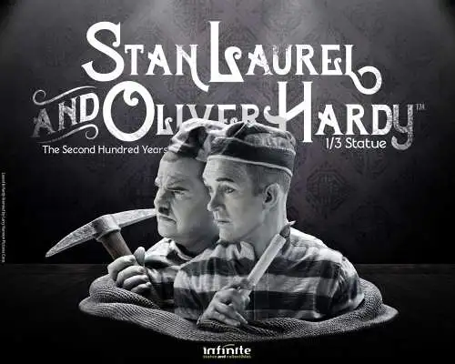 Stan laurel & oliver hardy  Figur 1/3 statue  Infinite Statue
