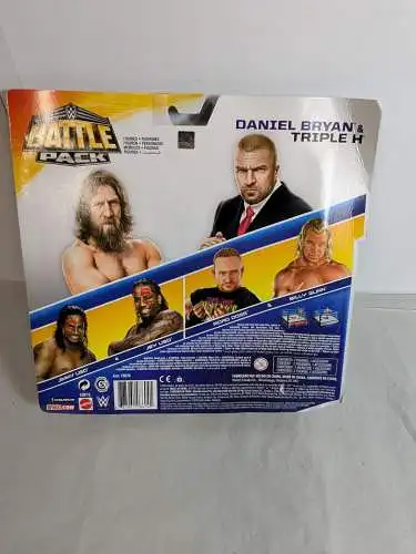 WWE  Battle Pack Daniel Bryan & Triple H   Mattel CHP75 K38