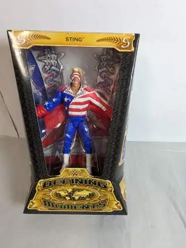 WWE  Defining Moments Sting  Actionfigur Mattel DMF59  K38