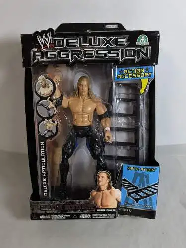 WWE Deluxe Aggression Zack Ryder Actionfigur Jakks    K38