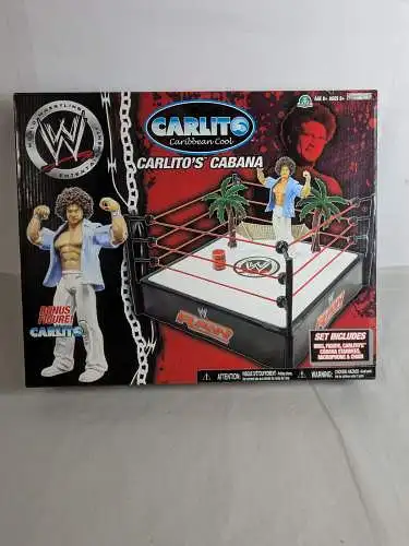 Wrestling WWE Carlito Caribbean Ring Figur Playset  Jakks  F2