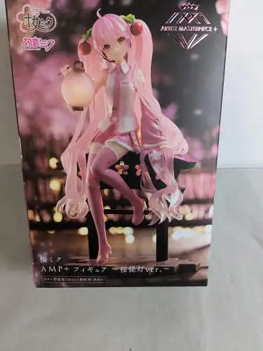 Taito Hatsune Miku AMP  Sakura Miku Lantern Ver. Reissue PVC Statue 20 cm  1B