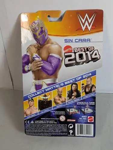 WWE  Sin Cara 2014 ca. 17cm  Actionfigur Mattel BHM38   K23