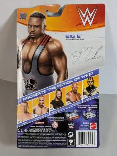 WWE  #56 Big E ca. 17cm  Actionfigur Mattel BHM29   K22