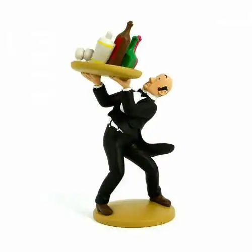 TIM & STRUPPI Tintin Nestor mit Tablet  MOULINSART 42189 ca.12cm NEU