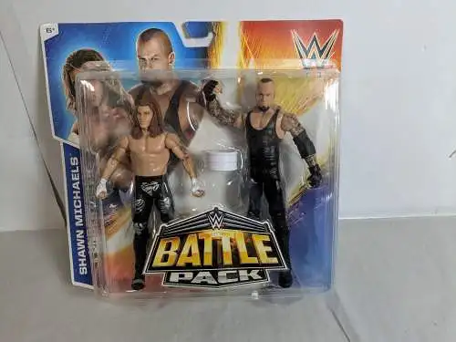 WWE  Shawn Michaels & Undertaker   Actionfigur Mattel CJD33   K23