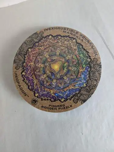 Unidragon Mandala des unerschöpflichen Reichtums  Holz Puzzle 350 Teile K23