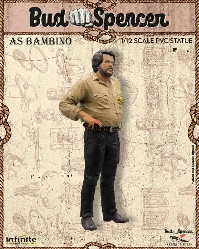 Bud Spencer as Bambino & Terence Hill as Trinity Figur 1/12 Infinite Statue   1J