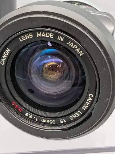 Canon FD Lens TS 35mm 1: 2.8 S.S.C. (Tilt-Shift Lens) Objektive  K23