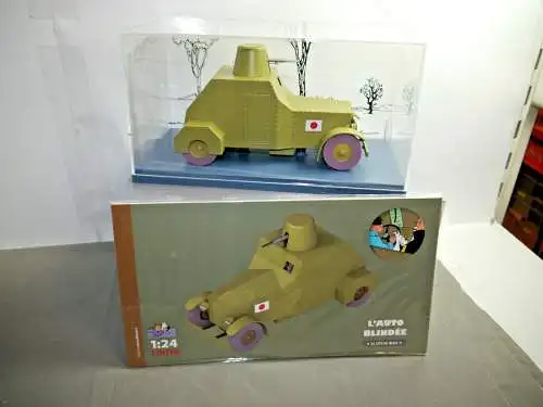 TIM & STRUPPI Tintin Panzerwagen  Modellauto 29942 Moulinsart 1/24 L 
