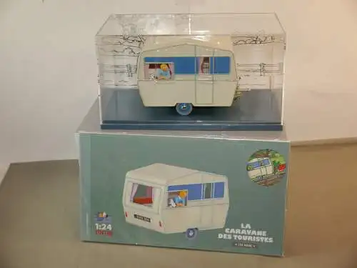 TIM & STRUPPI Tintin Wohnanhänger Modellauto 29951 Moulinsart 1/24 L 