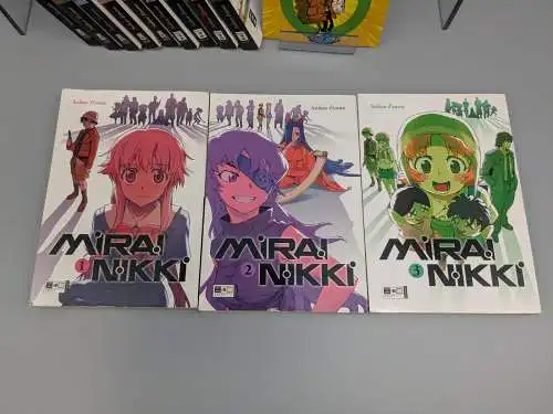 Mirai Nikki Sakae Esuno 1-12 komplett  Egmont Deutsch Manga sehr gut B1