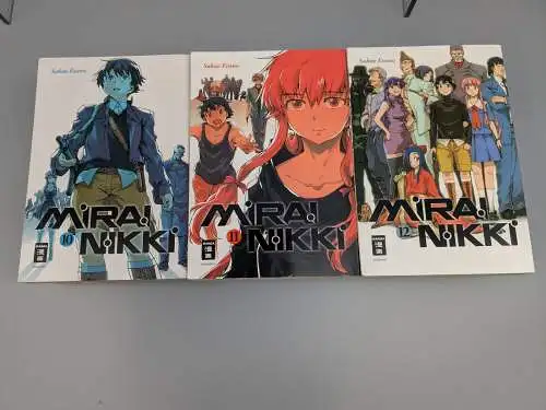 Mirai Nikki Sakae Esuno 1-12 komplett  Egmont Deutsch Manga sehr gut B1