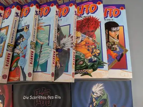 Natuto 1-72 komplett + 4x Schriften   1. Auflage Carlsen Manga Deutsch    B7