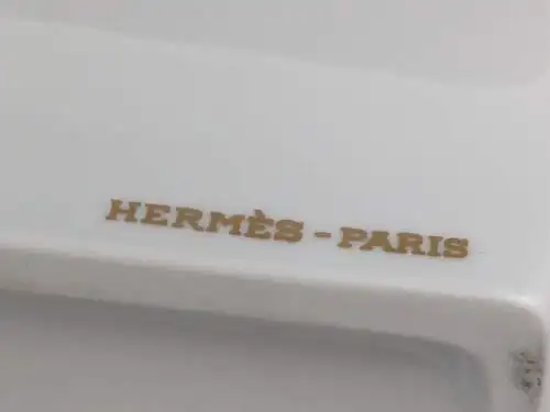 Aschenbecher Hermés Paris Motiv Elefant  Porzelan K39