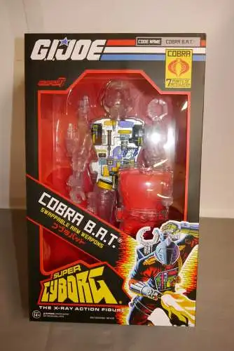 G.I. Joe Actionfigur Super Cyborg Cobra B.A.T. (Clear) 28 cm Super7 KAD