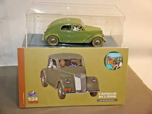 TIM & STRUPPI Tintin Lancia Aprilia  Modellauto 29944 Moulinsart 1/24 (L 