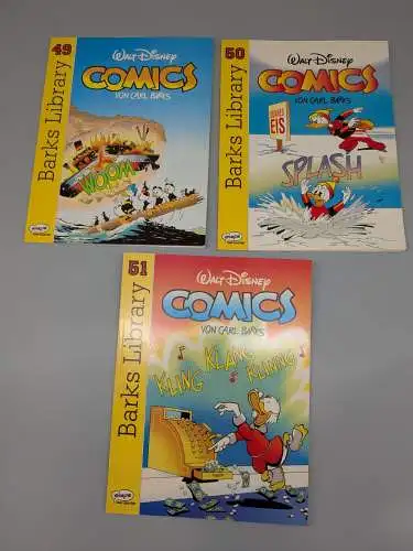 Barks Library  COMICS  Band 1-51 komp. 99%  1.Aufl Z : 1 - bis 2  Ehapa B4