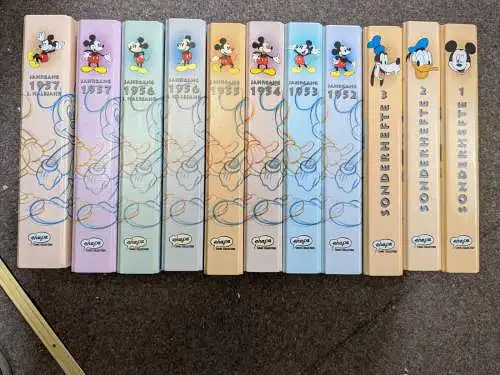 Micky Maus Reprint Kassetten 1952 bis 1957 + Sonderhefte 1-3  Ehapa Z: 1- B8