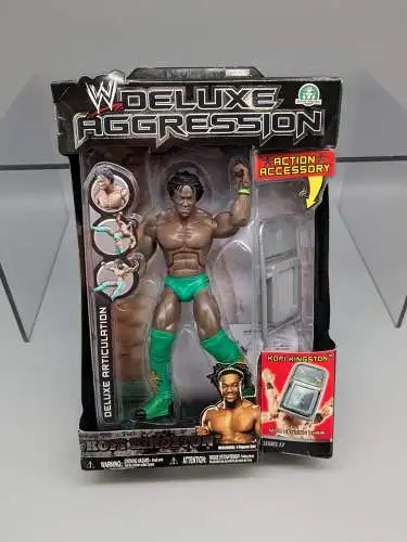 WWE Deluxe Aggression Kofi Kingston Series  17  Jakks Pacific K39