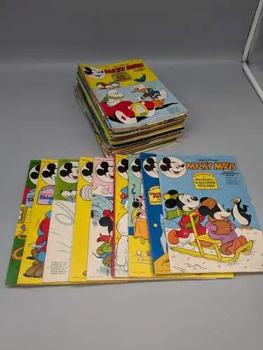 Micky Maus 1980 Nr. 1-52 Z : 2+ bis 3 mit Beilagen und Sammelecken  Ehapa B5