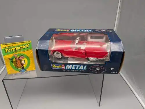 Revell Metal 1955 Ford  Thunderbird Rot  1/18 in  OVP  F12