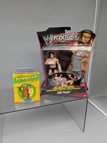 WWE CM Punk Flex Force Actionfigur Mattel T1450 K34