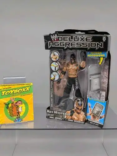 WWE Deluxe Aggression Rey Mysterio  Jakks Pacific 2009 K27