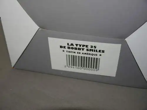 TIM & STRUPPI Tintin Bugatti von Bobby Smiles  Auto 29941 Moulinsart 1/24 L 
