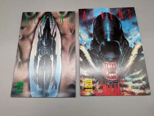 Predator 1-9 + Aliens  1-9  Softcover Album Comic Hethke   Z : 1 / 2+  B5