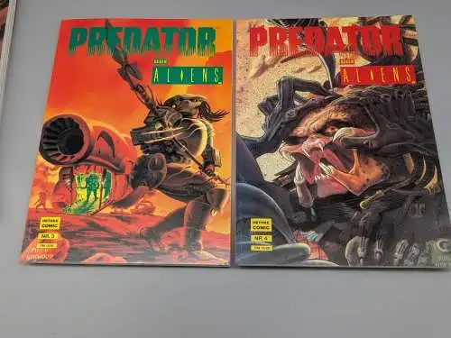 Predator 1-9 + Aliens  1-9  Softcover Album Comic Hethke   Z : 1 / 2+  B5
