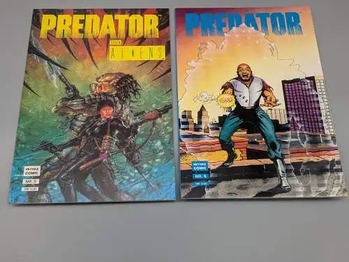 Predator 1-9 + Aliens  1-9  Softcover Album Comic Hethke   Z : 1 / 2+  B5