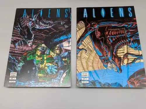 Predator 1-9 + Aliens  1-9  Softcover Album Comic Hethke   Z : 1 / 2+  B5