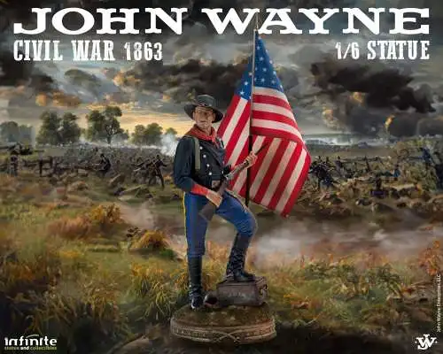 John wayne civil war 1863 1/6   resin statue  Infinite Statue