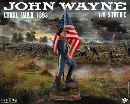John wayne civil war 1863 1/6   resin statue  Infinite Statue