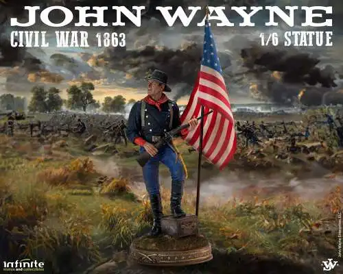 John wayne civil war 1863 1/6   resin statue  Infinite Statue