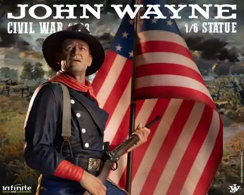 John wayne civil war 1863 1/6   resin statue  Infinite Statue